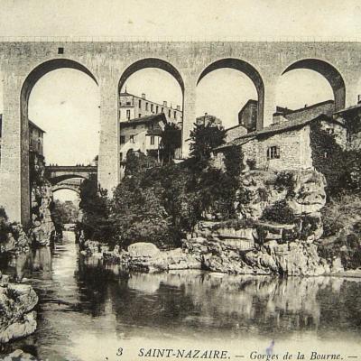 Saint Nazaire en Royans Gorges de la Bourne, le viaduc