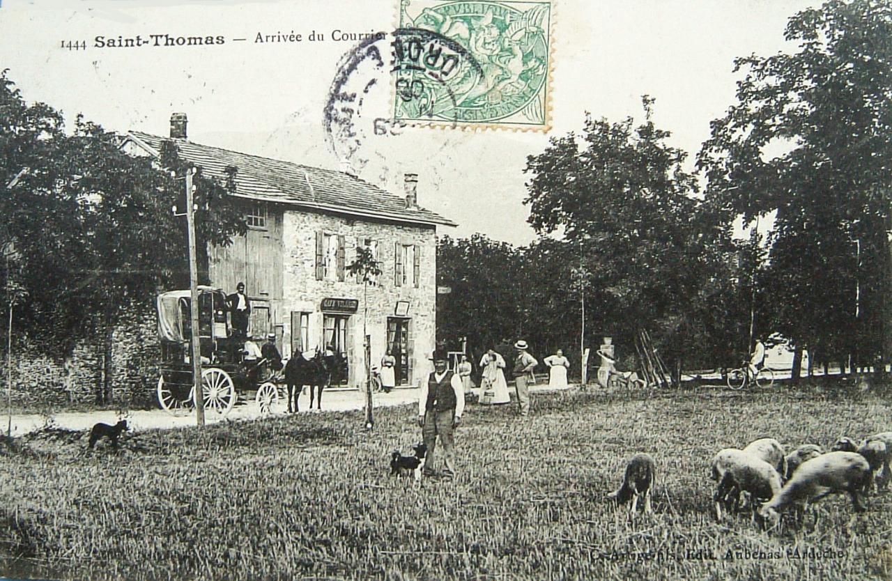 Saint Thomas en Royans Arrivée du courrier