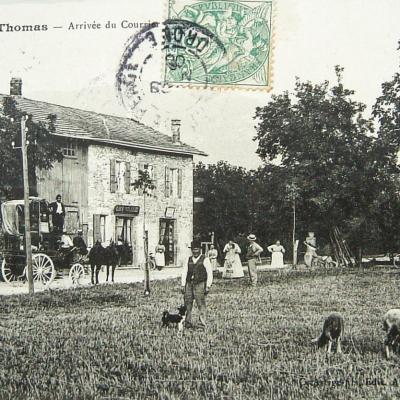 Saint Thomas en Royans Arrivée du courrier