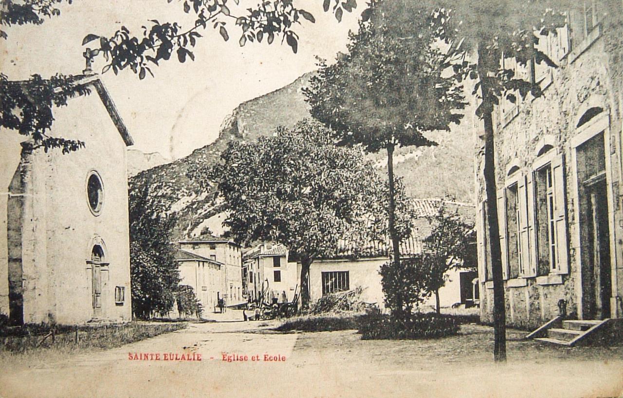 Sainte Eulalie en Royans Eglise et école