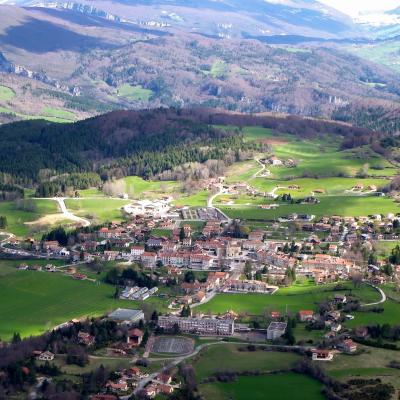 La Chapelle en Vercors, depuis le Claveyron