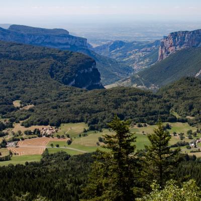 Vue sur Saint Julien en Vercors