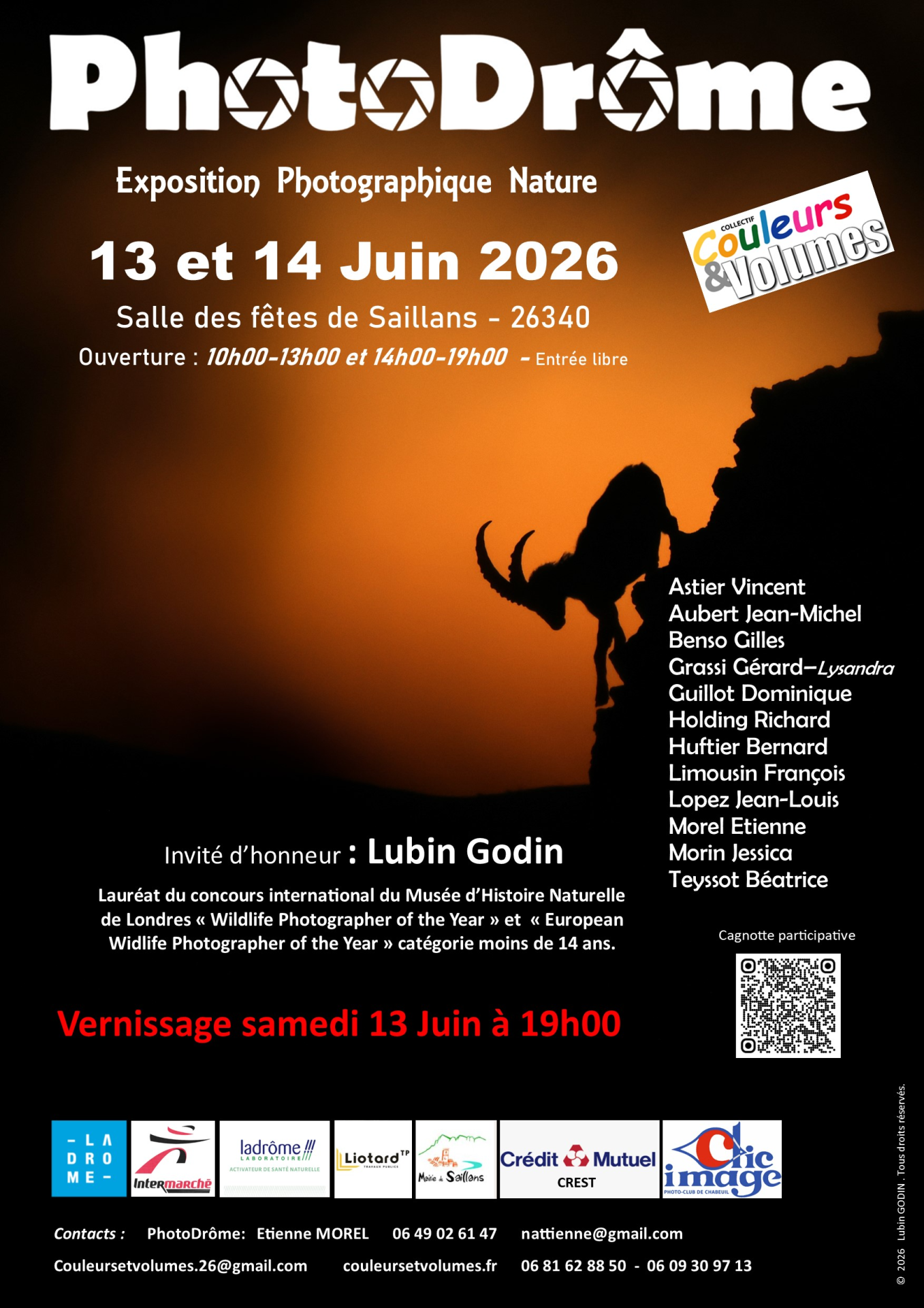 Expo 13 14 juin saillans